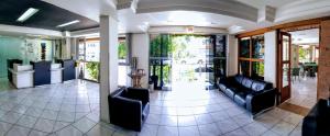 Lobi atau kawasan kaunter penerimaan di Villa das Termas Hotel