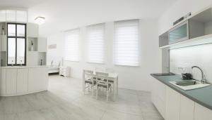 Kuchyňa alebo kuchynka v ubytovaní Corso Lux Apartman