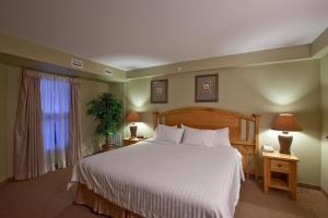 Ένα ή περισσότερα κρεβάτια σε δωμάτιο στο Polaris Lodge