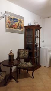 Posezení v ubytování Ferienwohnung Schlothauer 1