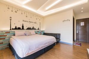 Llit o llits en una habitació de Fun Homestay