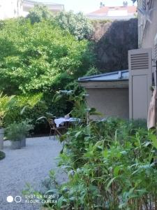 L'adresse à Besançon外面的花园