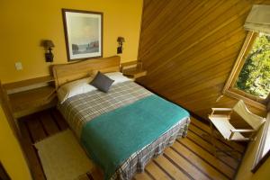 Cama o camas de una habitación en Yelcho en la Patagonia