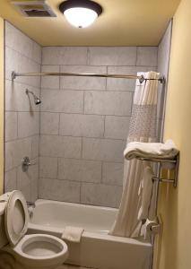 Phòng tắm tại Highlander Motel