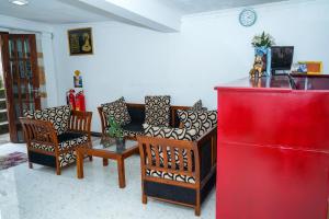 A seating area at Kandyan Nethu Stay