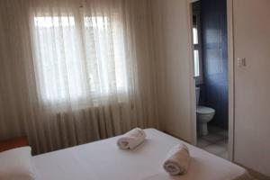 Postel nebo postele na pokoji v ubytování Brisa, apartamento de tres habitaciones B