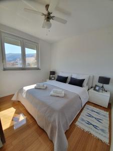 Postel nebo postele na pokoji v ubytování Apartment Moon Island