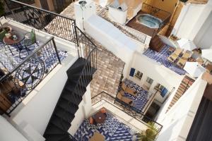 A balcony or terrace at Hotel Cort