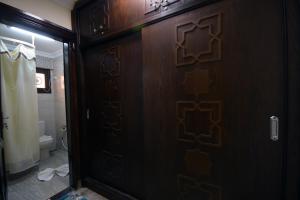 Koupelna v ubytování Amin Hotel