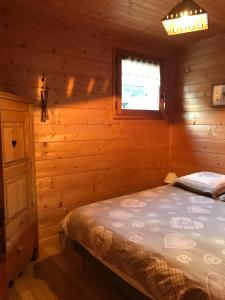 Postel nebo postele na pokoji v ubytování Chalet La R'Batte