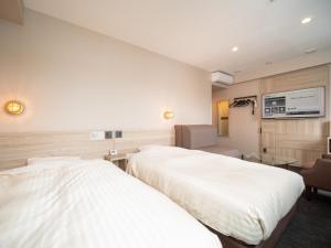 Katil atau katil-katil dalam bilik di Super Hotel Gotenba - 1