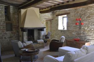 A seating area at Casa Minotti Relais