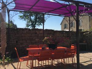 Patio nebo venkovní prostory v ubytování Chambres d Hôtes Les Filles Tresy