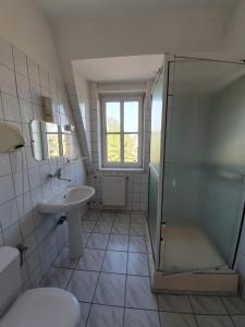 Łazienka w obiekcie Dom Turysty PTTK w Bielsku - Białej