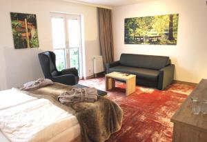 Posezení v ubytování Wellness & Ayurveda Hotel Am Eichenberg