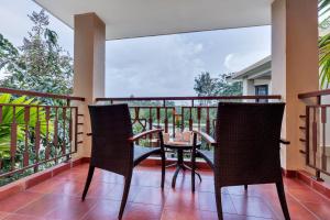 Balkón nebo terasa v ubytování Club Mahindra Virajpet, Coorg
