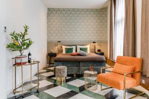 Istumisnurk majutusasutuses Brasss Hotel Suites