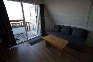 Prostor za sedenje u objektu Ormurinn Cottages