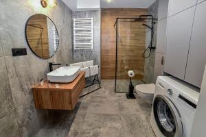 Kúpeľňa v ubytovaní Apartament Portowa