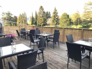 Balkón nebo terasa v ubytování Hotel Aréna