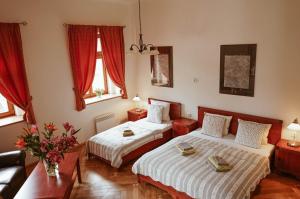 Letto o letti in una camera di Hotel Stein Elbogen