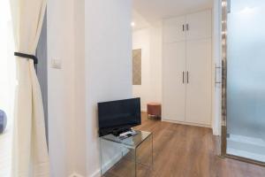 TV a/nebo společenská místnost v ubytování TGH/ Málaga center luxury style
