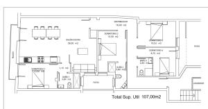 Grundriss der Unterkunft Home Sweet Home Main St Pamplona