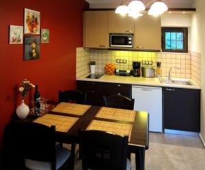 Kuchyň nebo kuchyňský kout v ubytování Estia Holiday