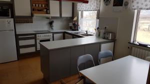 Kuchyň nebo kuchyňský kout v ubytování Móra guesthouse