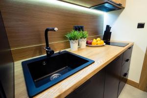 Kuchyňa alebo kuchynka v ubytovaní CHARDONNAY APARTMENT ZAKOPANE Centrum Jagiellońska Residence