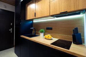 Kuchyňa alebo kuchynka v ubytovaní CHARDONNAY APARTMENT ZAKOPANE Centrum Jagiellońska Residence