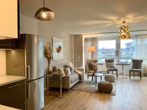 Posezení v ubytování Inselliebe Deluxe Apartement/ Studio