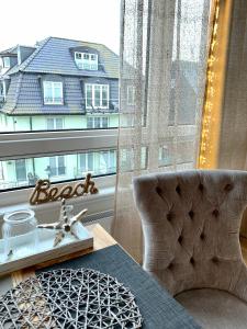 Posezení v ubytování Inselliebe Deluxe Apartement/ Studio