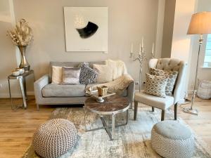 Posezení v ubytování Inselliebe Deluxe Apartement/ Studio