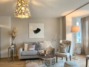 Posezení v ubytování Inselliebe Deluxe Apartement/ Studio
