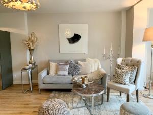 Posezení v ubytování Inselliebe Deluxe Apartement/ Studio