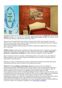 a page of a magazine with a picture of a bed at Le Sirene Bed and Breakfast in Cellamare