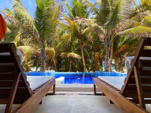 Bazén v ubytování Flamingo Cancun All Inclusive nebo v jeho okolí