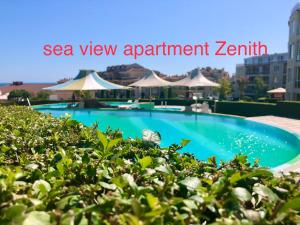 The swimming pool at or close to Sea View NewApartment-Bulgaria-Chernomorets