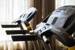 Fitness centrum a/nebo fitness zařízení v ubytování Arsma Hotel
