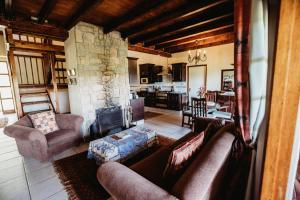 Posezení v ubytování Ndawana River Lodge