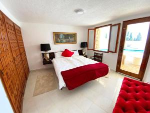 A bed or beds in a room at Casa Puput