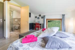 Posteľ alebo postele v izbe v ubytovaní B&B Valtellina Mon Amour