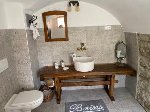 Koupelna v ubytování Chalupa u sv. Františka