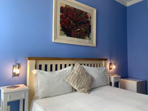 Кровать или кровати в номере Residence Lagos