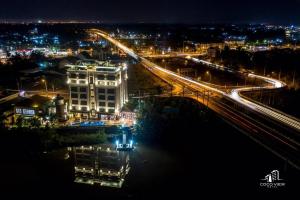 Nespecifikovaný výhled na destinaci Samut Songkhram nebo výhled na město při pohledu z hotelu