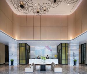 Posezení v ubytování Fuzhou Mawei Yiho Hotel