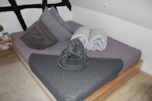 Postel nebo postele na pokoji v ubytování Ferienwohnung Misita