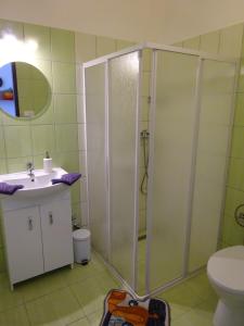 Koupelna v ubytování Ubytovani Dana Brentnerova