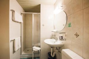 Bilik mandi di Hotel Brienzerburli